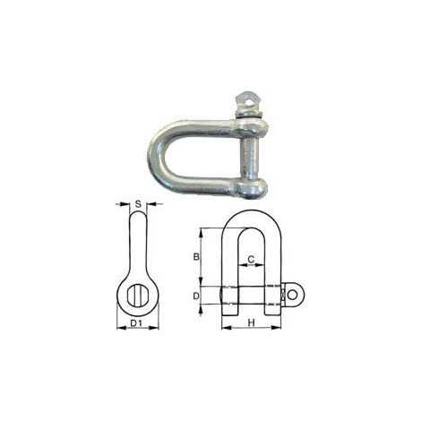 GRILLI DIRITTI COMMERCIALI ZINCATI 20 MM