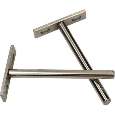 Invisible Floating Shelf Support - Completely Hidden - Perfect Support - Fully Assembled - Complete Set of Screws and Wall Plugs - Hardened Steel Blind Brackets - Holds 5 to 8 Shelves (1/5)