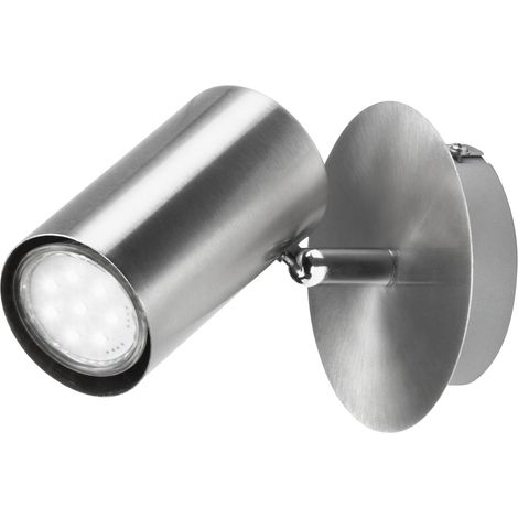 LED Wandstrahler FAINAS Silber, Spot schwenkbar, Breite 11cm (1/5)