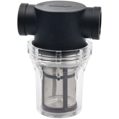 Pipeline Water Pump Filter 1" with 100 Mesh Stainless Steel Strainer, Inline Mesh Filter for Garden Watering (1/4)