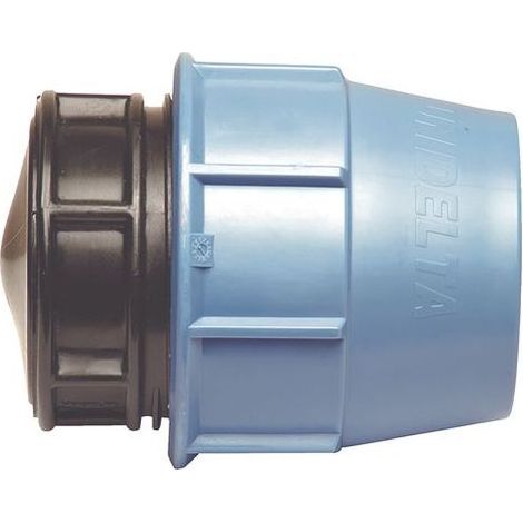 TAISHENGDA - Kunststoff-Endkappenverschraubung für PE-Rohr Ø32 mm (1/5)