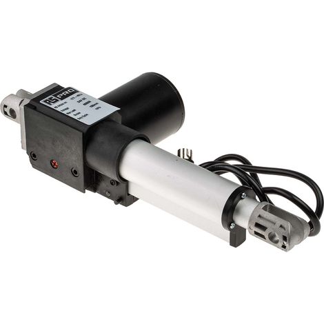 Actionneur linéaire électrique, RS PRO, 24V c.c., 4000N, 4.2mm/s, 100mm ( Prix pour 1 )