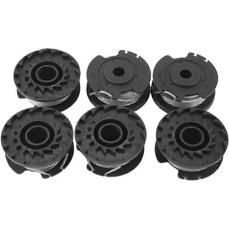 Lot de 6 bobines de fil pour coupe-bordures Bosch Easygrasscut 23, 26, 18 -a (1/5)