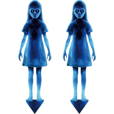 Décorations d'Extérieur pour Halloween, Lot De 2 Piquets Décoratifs pour (1/5)