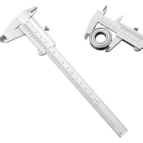 Vernier Caliper 0-150 mm 0-6 Inch Precision Measuring Tool 0.02mm/0.001 Inch Ideal for and Home with Storage Case (1/5)