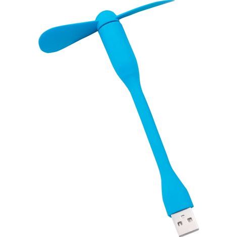 Mini-USB-Ventilator, flexibler Hals, leise, Taschenformat (Batterie-/USB-betrieben) (1/5)