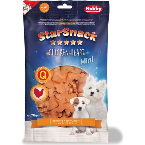 Nobby StarSnack Mini Chicken Heart 70 g Snacks