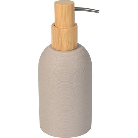Sapho Riko - Dispensador de jabón líquido, beige/bambú 8575 (1/2)