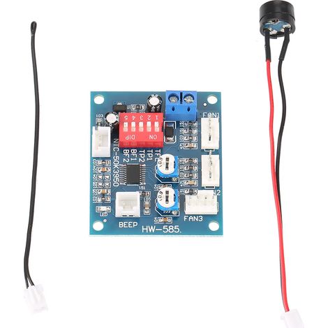 Eosnow Lüftergeschwindigkeitscontroller, PC -Gouverneur, Controller mit Summer genauer Temperatureinstellung für Computer