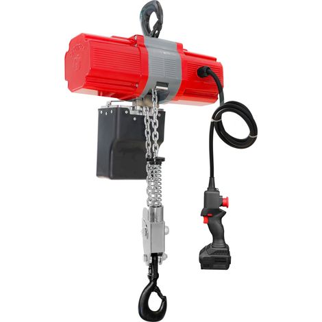 Palan à chaîne électrique sur batterie 990 kg 6 m 850 W - Livré avec batterie 4 Ah - Cycle de travail élevé MW Tools KT1006B (1/5)