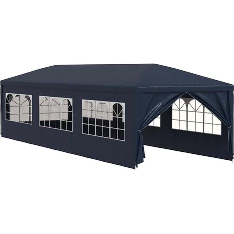 vidaXL Carpa para celebraciones azul 3x9 m (1/2)