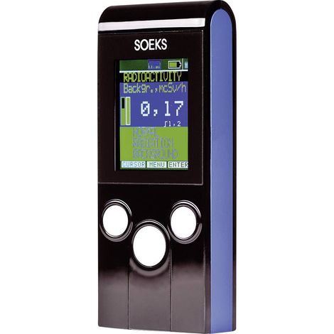 Compteur Geiger, Dosimètre, Mesureur, Détecteur de Radioactivité Rayonnement Nucléaire - SOEKS 01M - Enregistre Rayonnements X Gamma, particules Bêta, Rayonnement Cumulé