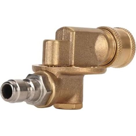CSPARKV Giunto girevole a sgancio rapido regolabile Ugello per idropulitrice da 4500 psi Forniture da giardino. (1/4)