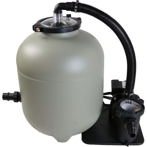 Set de Filtration Incluant une Pompe avec Préfiltre et une Hauteur de Réservoir de Filtration de 500 mm, 300 Watt, max. Taille de La Piscine 28m3 (1/5)