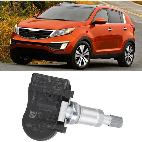 Capteur TPMS Hyundai Kia 529333N100, 4 capteurs de pression pneus, moniteur de gonflage auto, compatible véhicules coréens, pièce de rechange précise. (1/5)