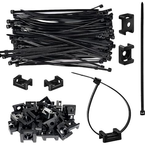 Base de fixation cable electrique, attache cable et serre cable (1/5)