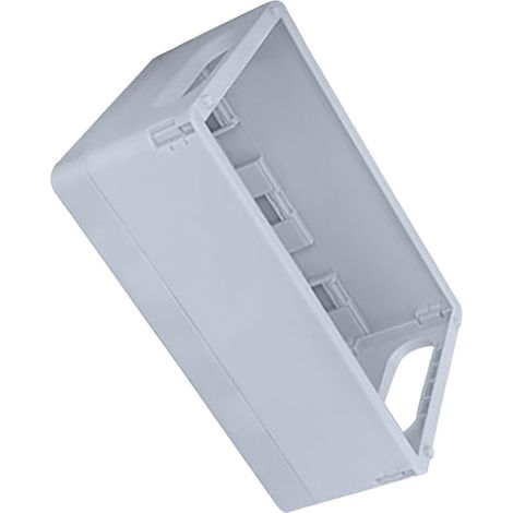 Boîte de rangement de bureau en plastique empilable et pliable, panier de rangement pour fournitures de bureau, collations, jouets et matériel de scrapbooking, bleu lac (1/5)