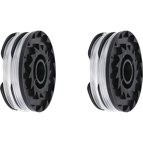 Ensemble de 2 rouleaux de coupe-bordures, compatibles avec Parkside PRTA, en nylon et ABS, 6,5 cm.-AquaForge (1/5)