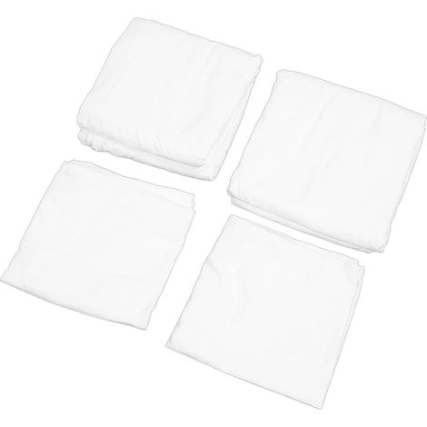 Ensemble de literie simple, doux et confortable en fibre synthétique, confectionné avec soin, drap-housse blanc pour hôtel, bureau ou domicile, taille King US.