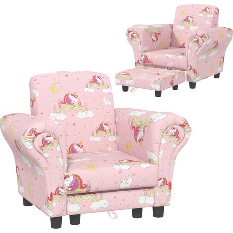 AIYAPLAY 2 Piece Kids Sofa Set with Dinosaur Design, for Nursery Pink (1/5)