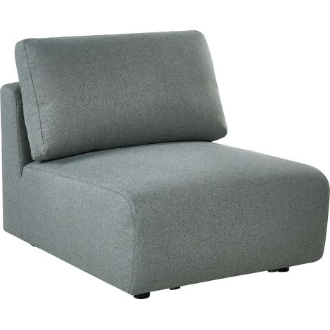 Module Moderne en Tissu 1 Place Fauteuil Vert Kivvik (1/5)