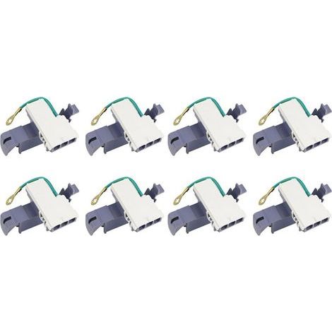Lot de 8 interrupteurs de couvercle de machine à laver 8318084, adaptés à une utilisation avec AP3180933, PS886960 et WP8318084. (1/3)