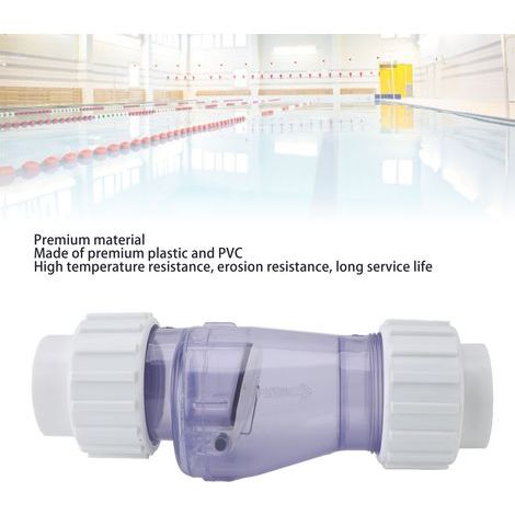Clapet de Retour pour Pompe à Pompe avec Design Transparent 1.5 Pouce (1/5)