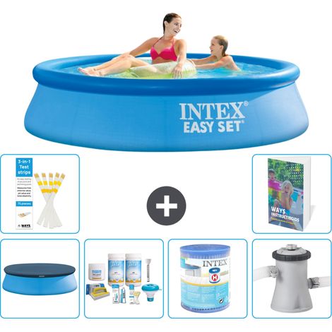 Easy Set Pool Rund - 244x61 cm - 7-teilig S34