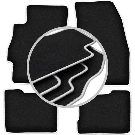 Tapis de sol Carlux argentés pour : Fiat Linea berline (2009-2015) (1/5)
