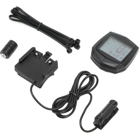 Compteur vélo filaire SD 581, odomètre VTT, compteur de vitesse anglais pour bicyclette (1/5)