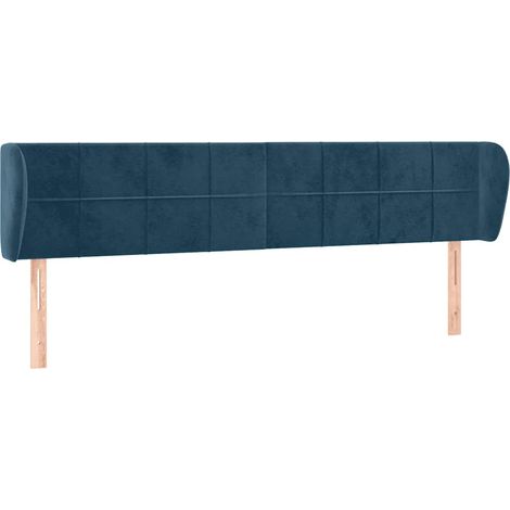 Maison Exclusive - Cabecero de terciopelo azul oscuro 163x23x78/8 (1/5)