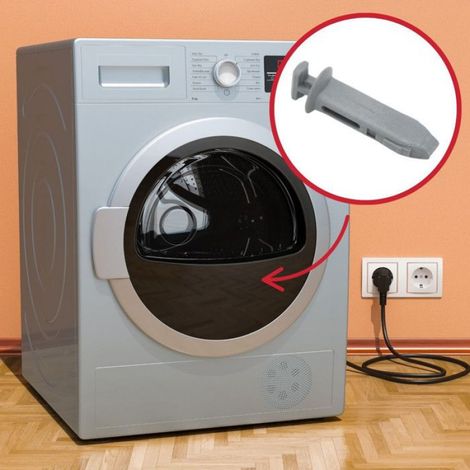 Doigt Sécurité Porte - Pour Sèche-Linge Électrique - Compatible Modèles Whirlpool AZB7570 AZB8670 AZB8680 AZB8681 480112101518 - Pièce D'Origine - Unité (1/4)