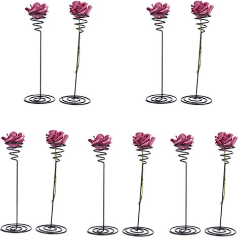 Support de bureau pour jardinières aériennes avec pots de fleurs sans terre (1/5)