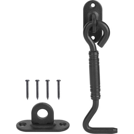 Serrure de porte grange en acier inoxydable loquet coulissante (1/5)