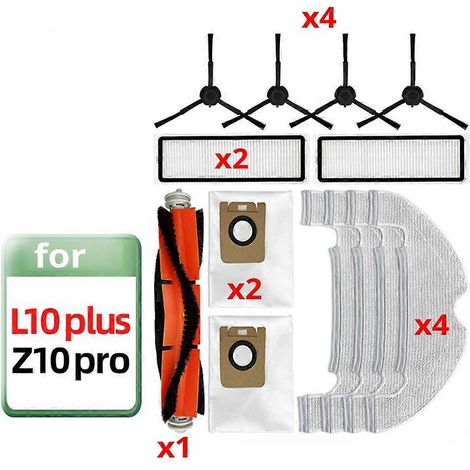 Accessoire pour aspirateur robot Dreame L10 Plus Z10 Pro : filtre pour brosse latérale rotative (1/5)