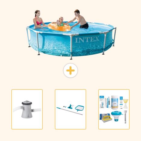 Intex Piscine Tubulaire Ronde - 305x76 cm - 4-pièces  S22443 (1/5)