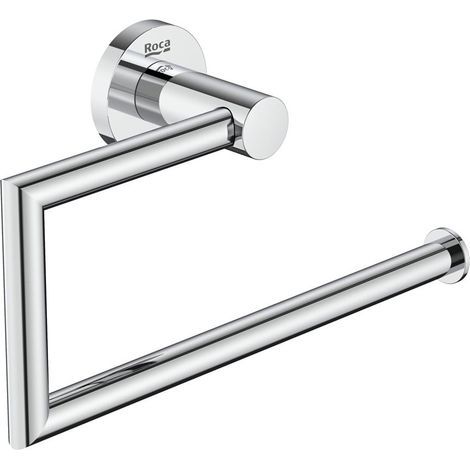 Toallero de anilla ROUND HOTELS - ROCA Color: Blanco