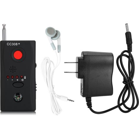Détecteur de signaux radiofréquences CC308+, recherche WiFi GSM sans fil, prise américaine, localisateur d'ondes mini. (1/5)