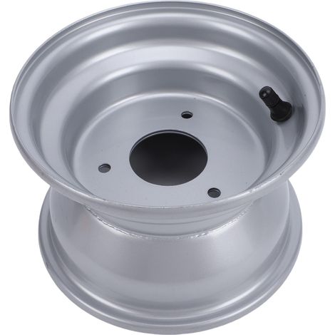 Cerchio per ruota ATV 16x8-7, 3 fori per bulloni, mozzo di ricambio da 7 pollici per Kazuma Quad Go Kart UTV 125ml 150ml, pneumatici fuoristrada argento.
