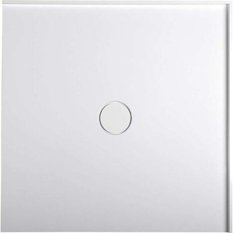 Polysan Platos de ducha - Plato de ducha Mirai 900x900, 90x90 cm, mármol fundido, blanco 73165