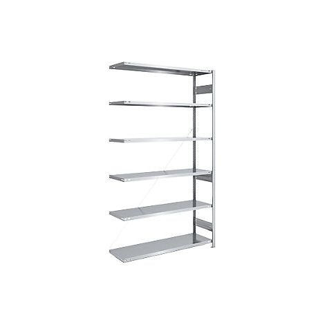 eurokraft pro Scaffale lungo a innesto zincato altezza 2500 (1/2)