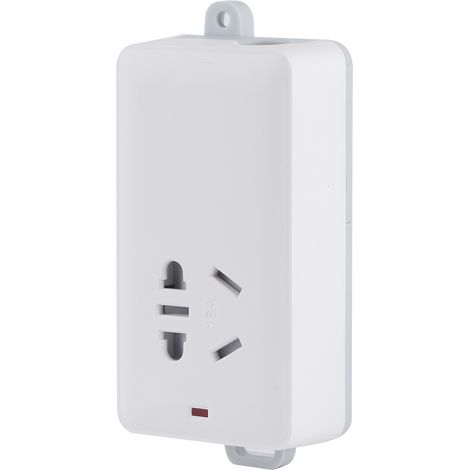 Boîtier de prise de courant 16 A 4000 W 250 V avec système anti-fuite et alimentation sécurisée pour camping-car (1/5)