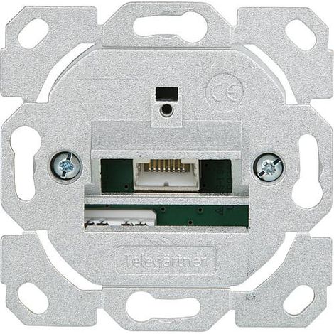 Prise réseau encastré insert CAT 6 1 port Telegärtner 100022960 Q014481 (1/3)