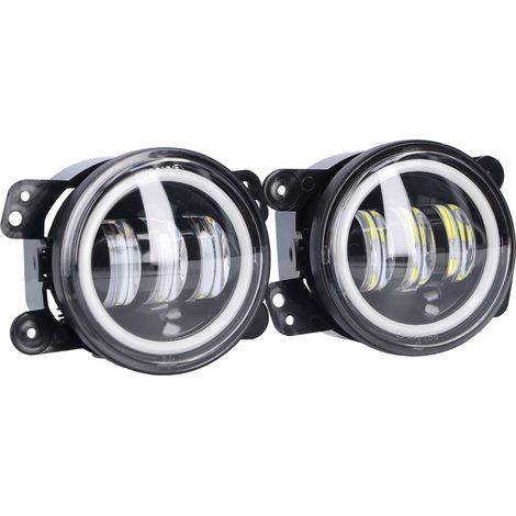 30W 3000LM 10-30V Universal-LED-Nebelscheinwerfer für Auto, LKW, Transporter, Anhänger - Angel Eyes Licht (1/5)