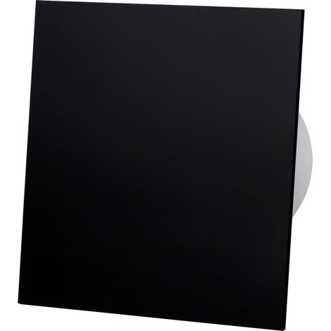 Lüfterblendenrahmen aus Plexiglas, schwarz glänzend - RX 01-162 (1/2)