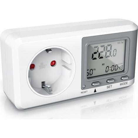BEARWARE Energiekostenmessgerät - Stromverbrauchszähler, Energiekosten Anzeige - Stromzähler - 3680W - Energiemessgerät (1/5)