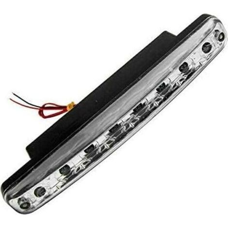 phares de jour à LED blanches ultra-lumineuses (8 LED) pour voitures (1/5)