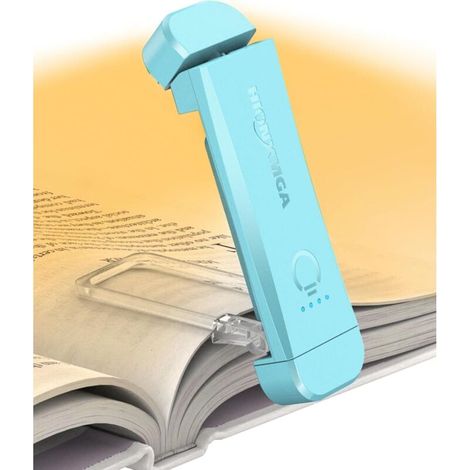 Rechargeable Reading Lamp, Bedtime Reading Light, 3 Warm Colors and Dimming, Compact and Durable, Gift for Children's Readers, Blue (1/5)