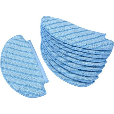 10 pièces chiffons nettoyage tampons pour Deebot Ozmo T8 AIVI T8 Max N8 Pro/N8 Pro accessoires aspirateur (1/5)