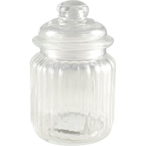MAURY'S BARATTOLO VETRO 300 ML CON COPERCHIO 13X8CM